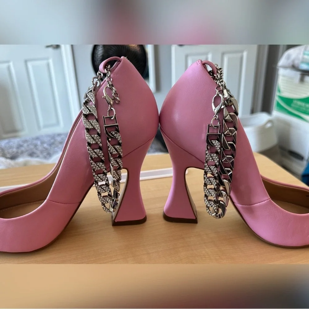 Steve Madden “Zippy” Pink Leather Pump Heels – Rare Find - Picture 7 of 9